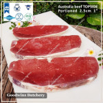 Beef TOPSIDE Australia frozen daging rendang dendeng PORTIONED 4cm 1.5" +/-1.5 kg/pc (price/kg)